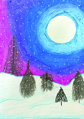 अद्रिजा अवस्थी, कक्षा III, मसकट, ओमान